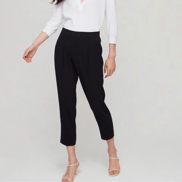 Aritzia Babaton Atelier Cohen Black Pant Size 14 - Picture 1 of 15